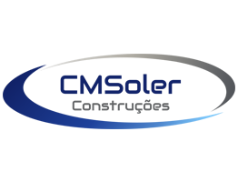 Logo rodapé CM SOLER construções